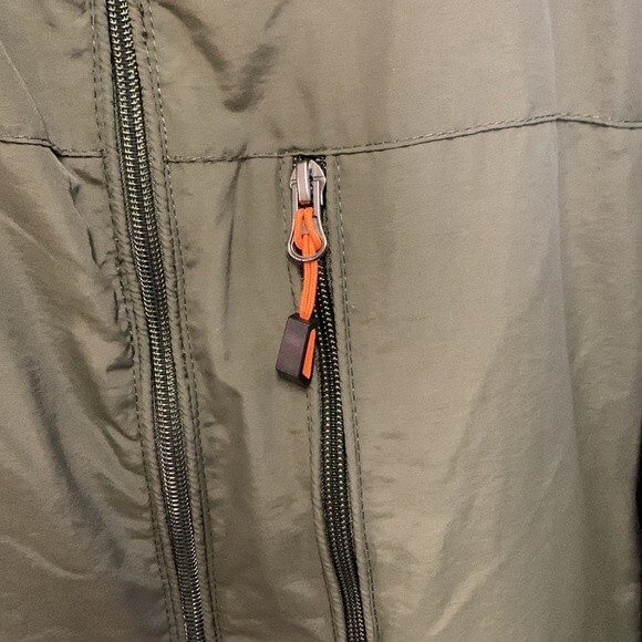 Ruing Olive Green Water and Wind Resistant Outdoor Hooded Jacket Size XL - Picture 4 of 13